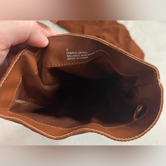 Express brown suede slouchy heeled fall essential boot womens size 9. Like new! - Picture 9 of 14